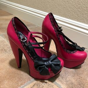 TUK platform Mary Jane heels